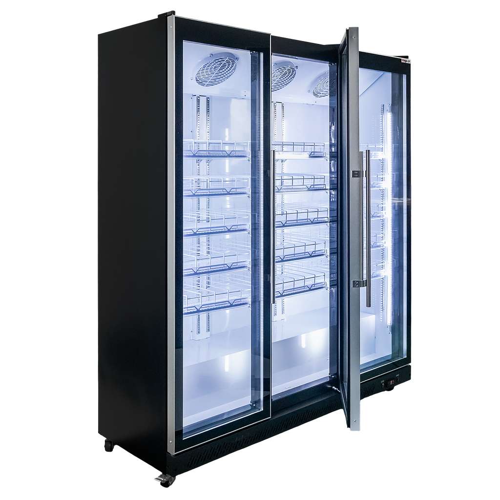 Mega-M Diego R168 Prestige frigo vetrina 3 porte 1200L LED