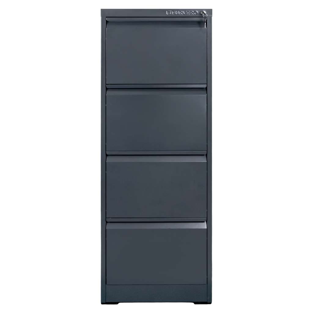 Furvero W4S G/G schedario metallo 4 cassetti grafite 45 cm