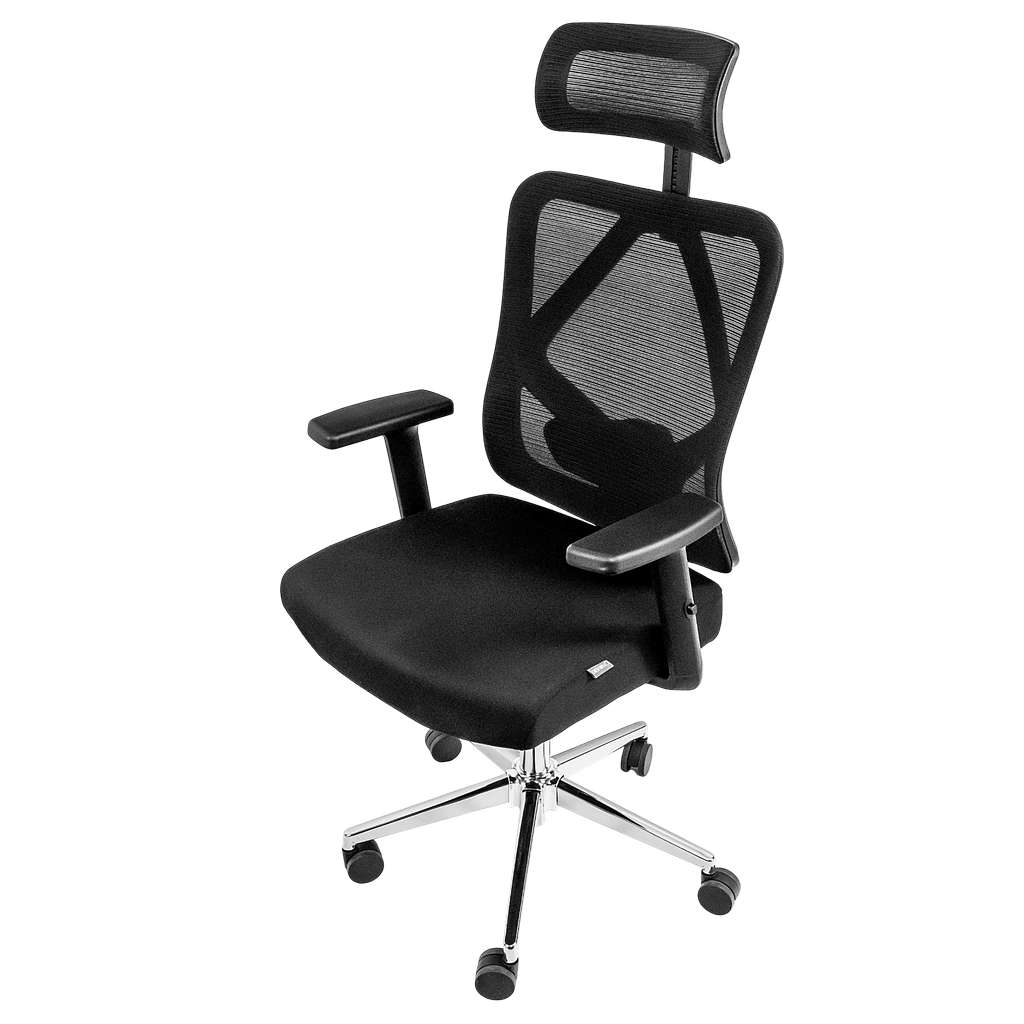 Furvero Eclipse BM/A3D/L3D/H2D/S sedia ufficio nera ergonomica