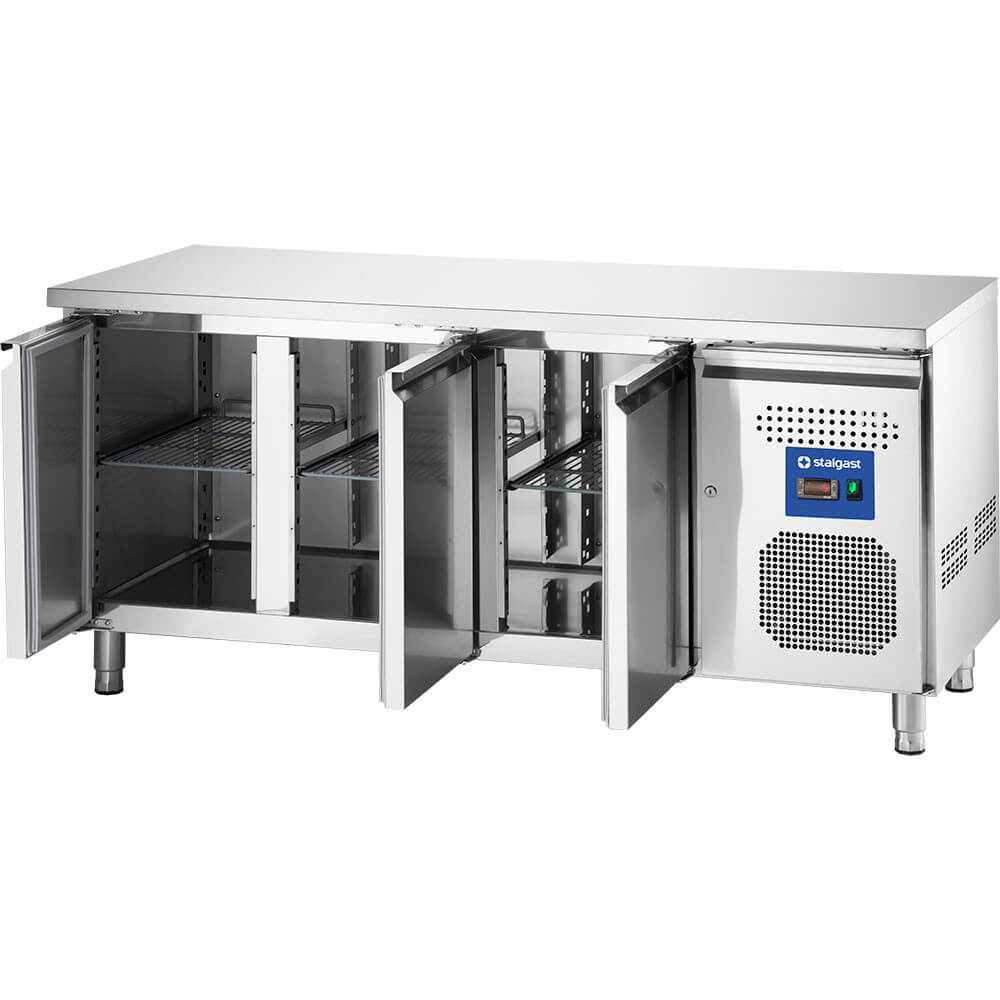 Stalgast 831036 tavolo refrigerato 3 porte 417 l inox