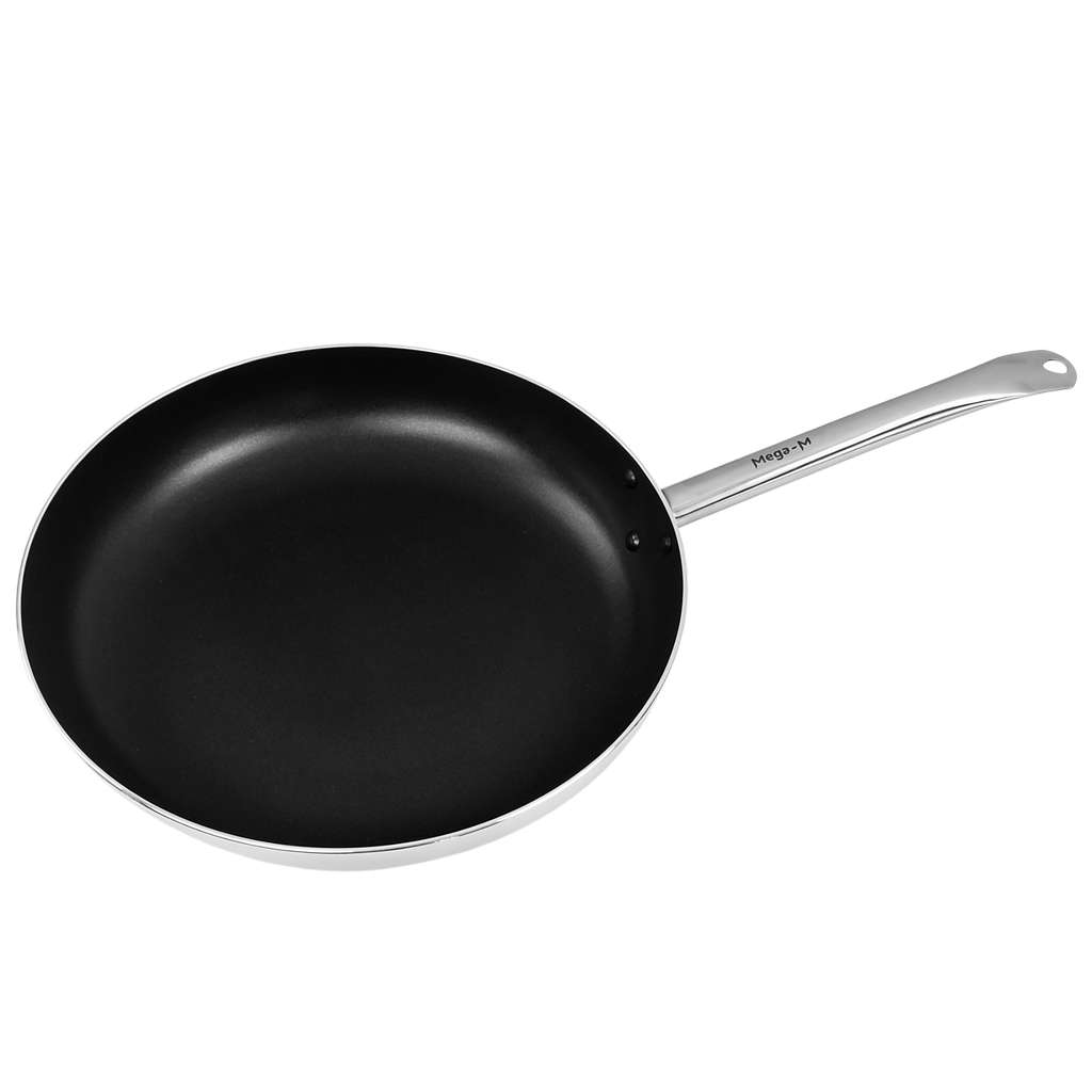 Mega-M padella antiaderente alluminio 36 cm fondo singolo