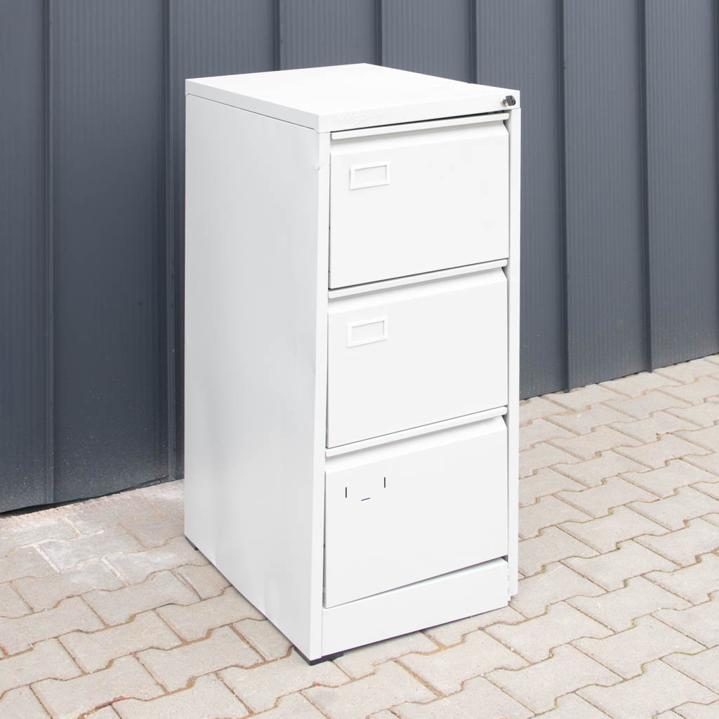 Mega-M Schedario Metallico 3 Cassetti A4 Grigio S-46