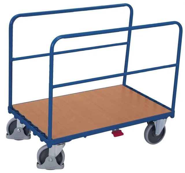 Variofit VF 700205 Carrello a Pianale 500 kg Due Sponde
