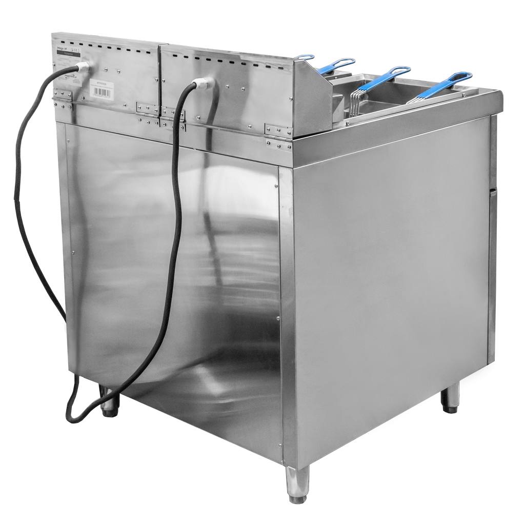 Mega-M UC friggitrice doppia professionale 2x26L 20kW