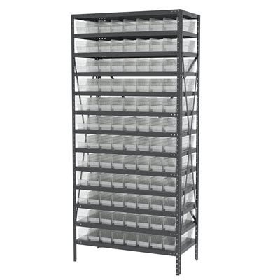 Akro-Mils AS1879128 scaffale metallo 13 ripiani 96 box
