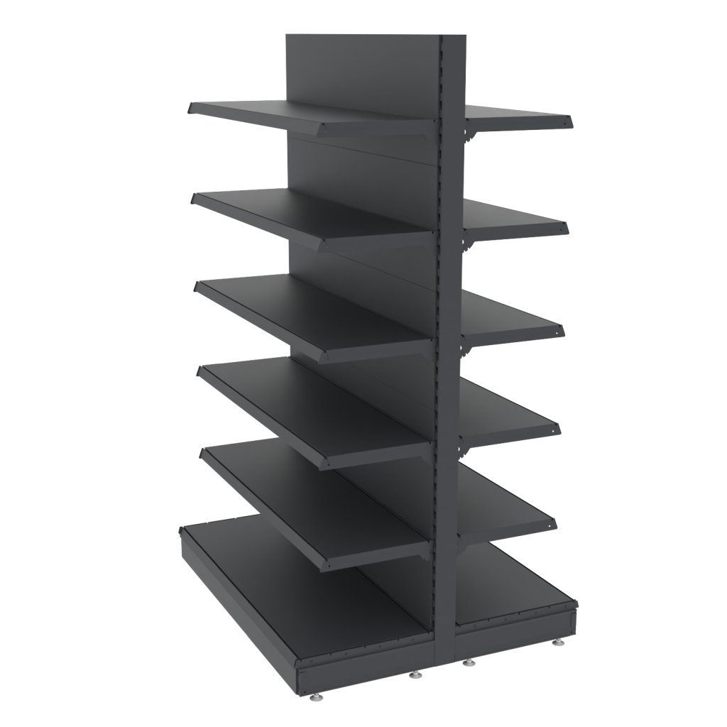 Mega-M Merkury II Scaffale Gondola Grafite H210 L128 120 kg