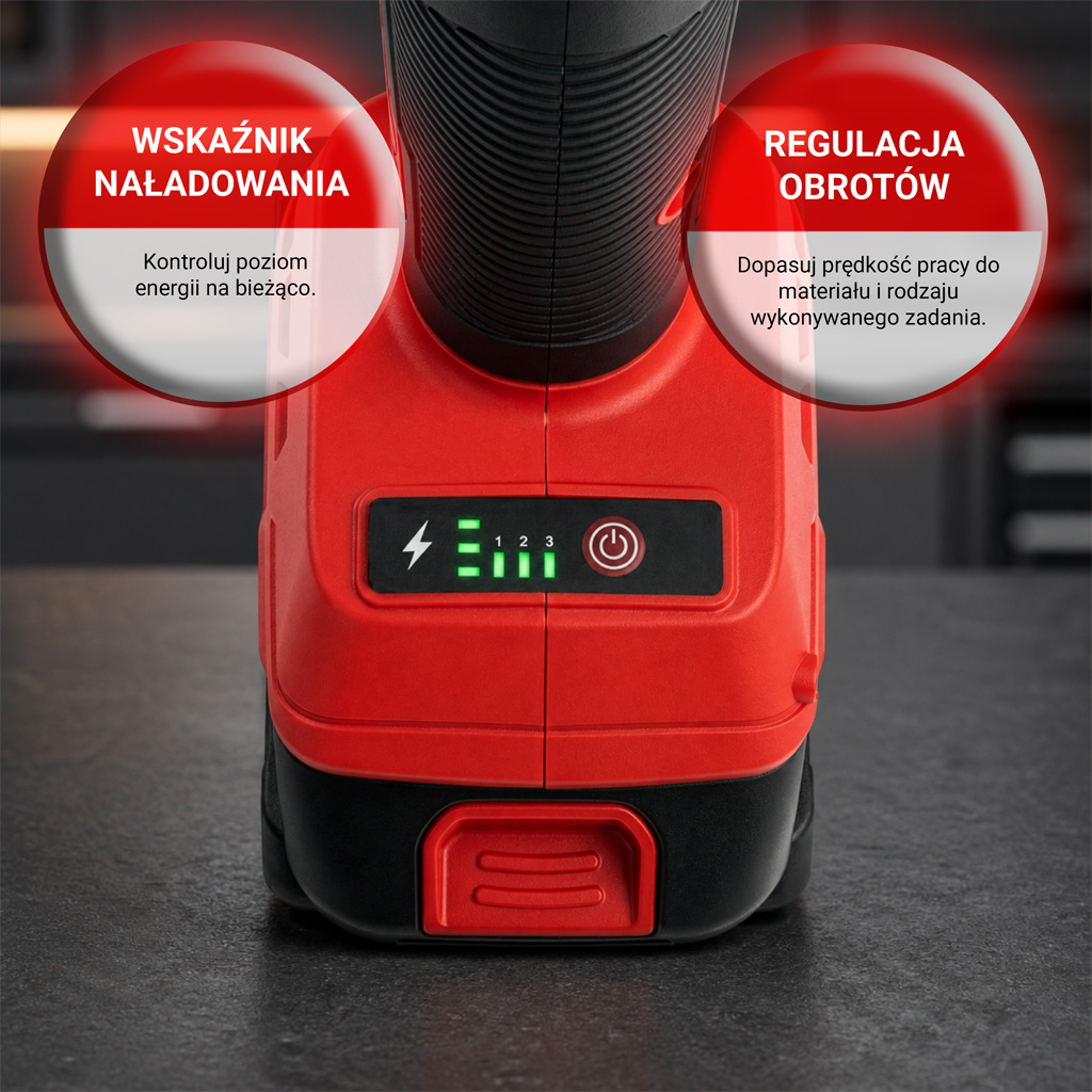 Werkberg WKRKQ101 Avvitatore Batteria 2x2.0Ah