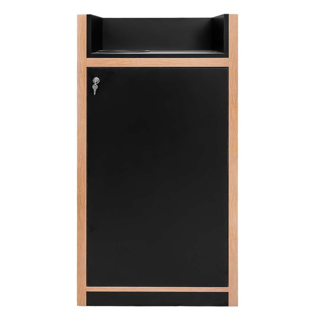 Mega-M mobile pattumiera portavassoi rovere 62x58 cm
