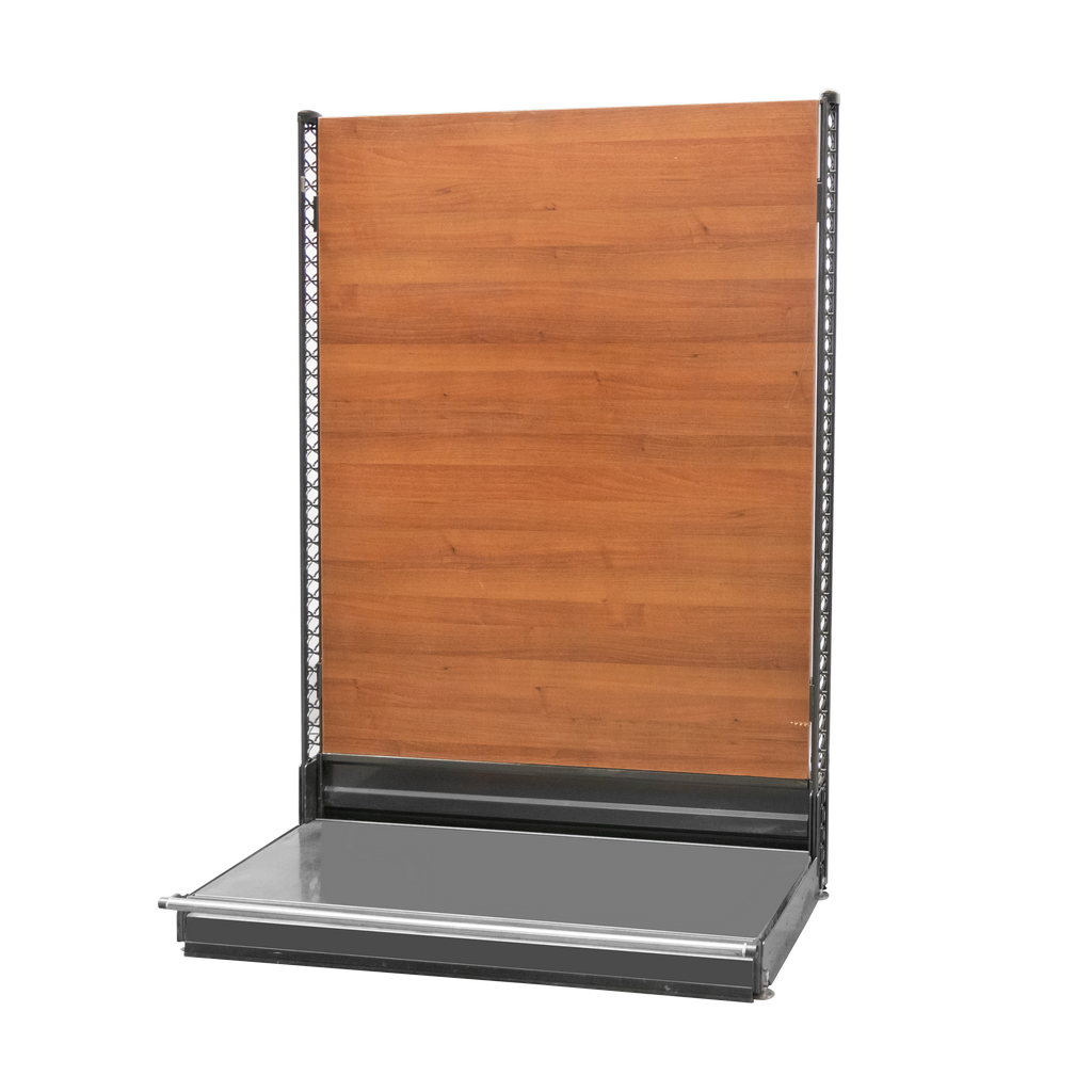 Wanzl H-155 Scaffale da Negozio a Parete 131 cm Base Rovere