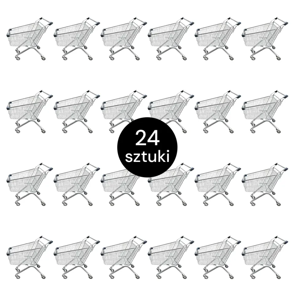 Mega-M YR 95 Carrello Spesa 95 L Set 24 pz 50 cm