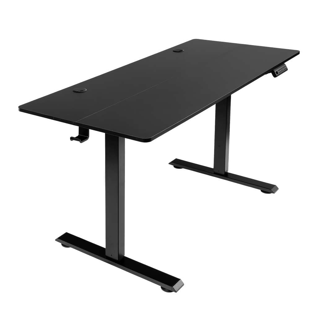 Furvero scrivania elettrica regolabile nera 140x60 cm