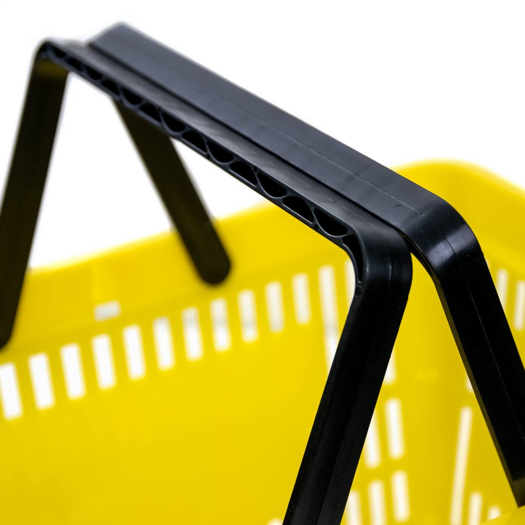 Mega-M cesto spesa giallo 22L 43x30x22 cm plastica