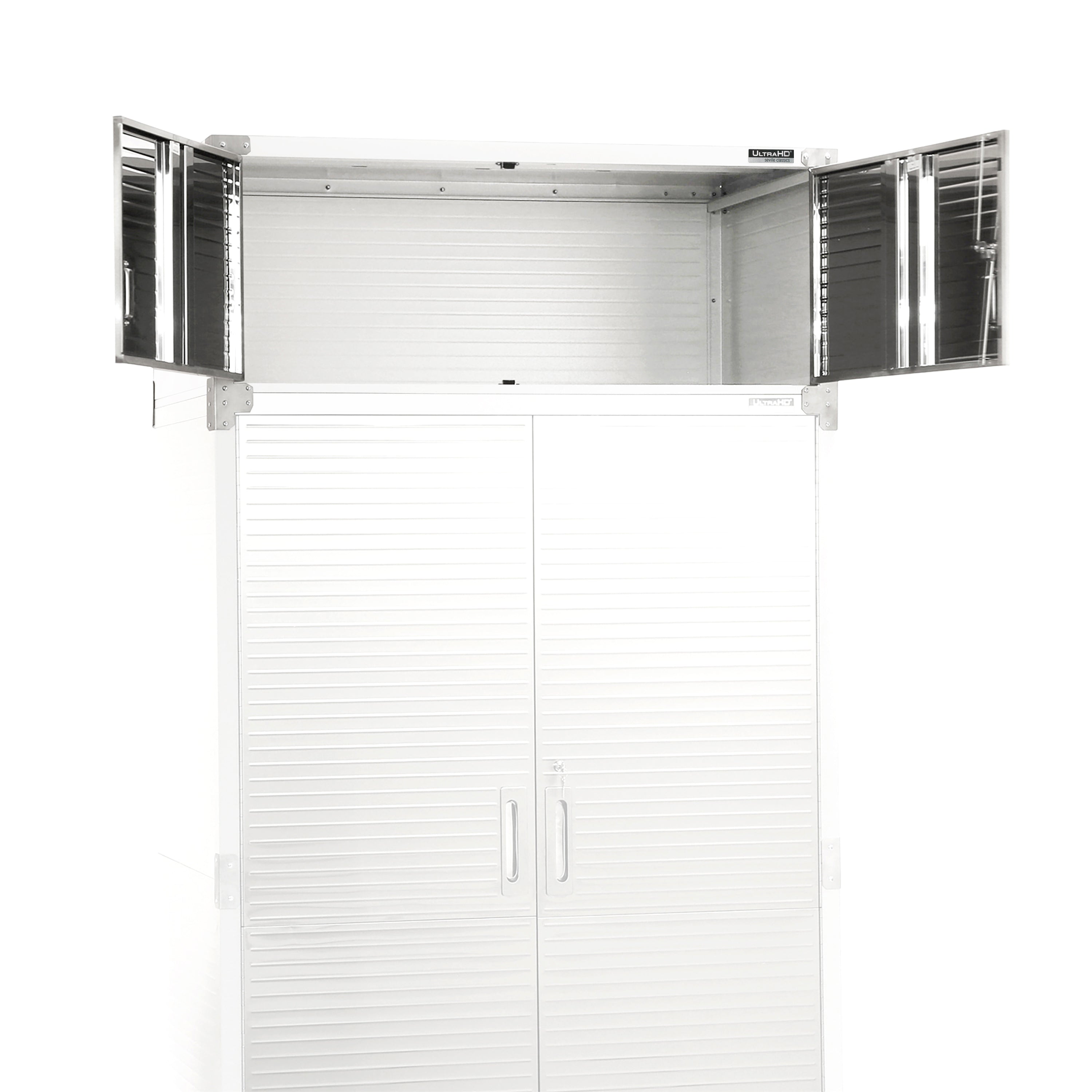 Seville Classics UltraHD armadio sovrapponibile bianco 122 cm