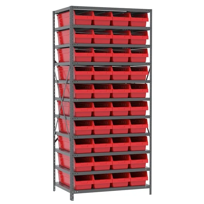 Akro-Mils AS2479084 scaffale metallo 11 ripiani 42 box ShelfMax