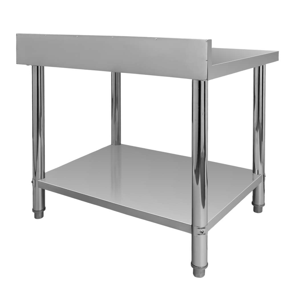 Mega-M X Standard tavolo inox 100x70x85 cm alzatina