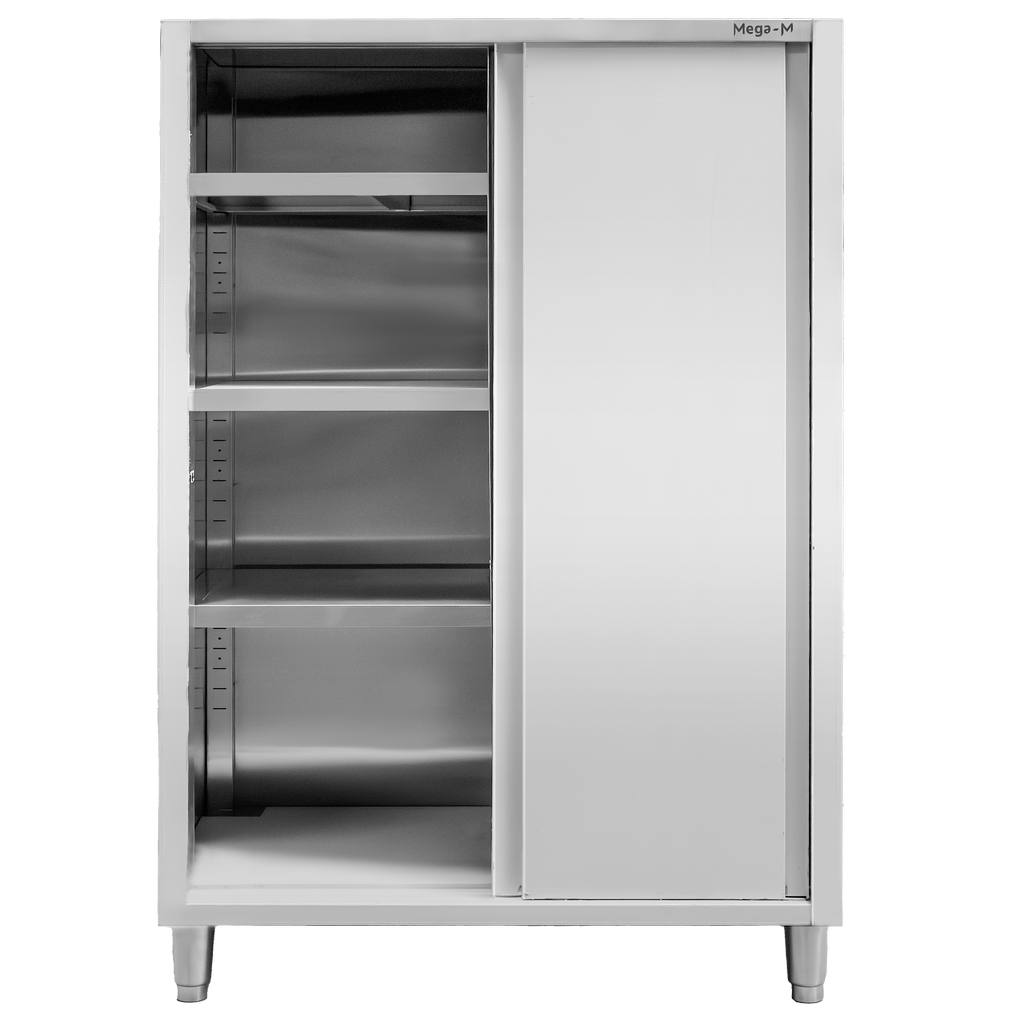 Mega-M armadio inox 2 porte scorrevoli 120x50x180 cm