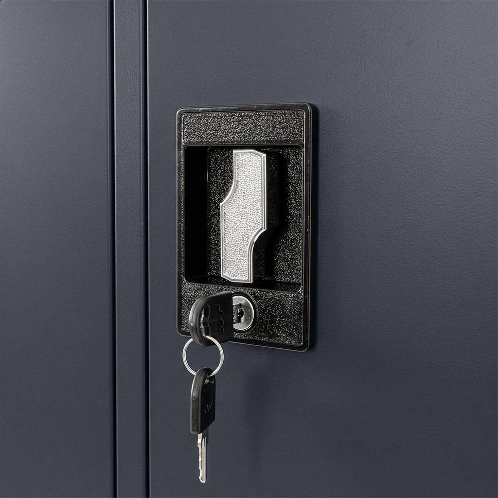 Werkberg W-101S S/G Armadio officina metallo 90x40x185 grigio