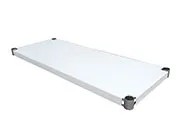 Agosistem Piano Lamiera 90x35 cm Scaffale Filo Cromato