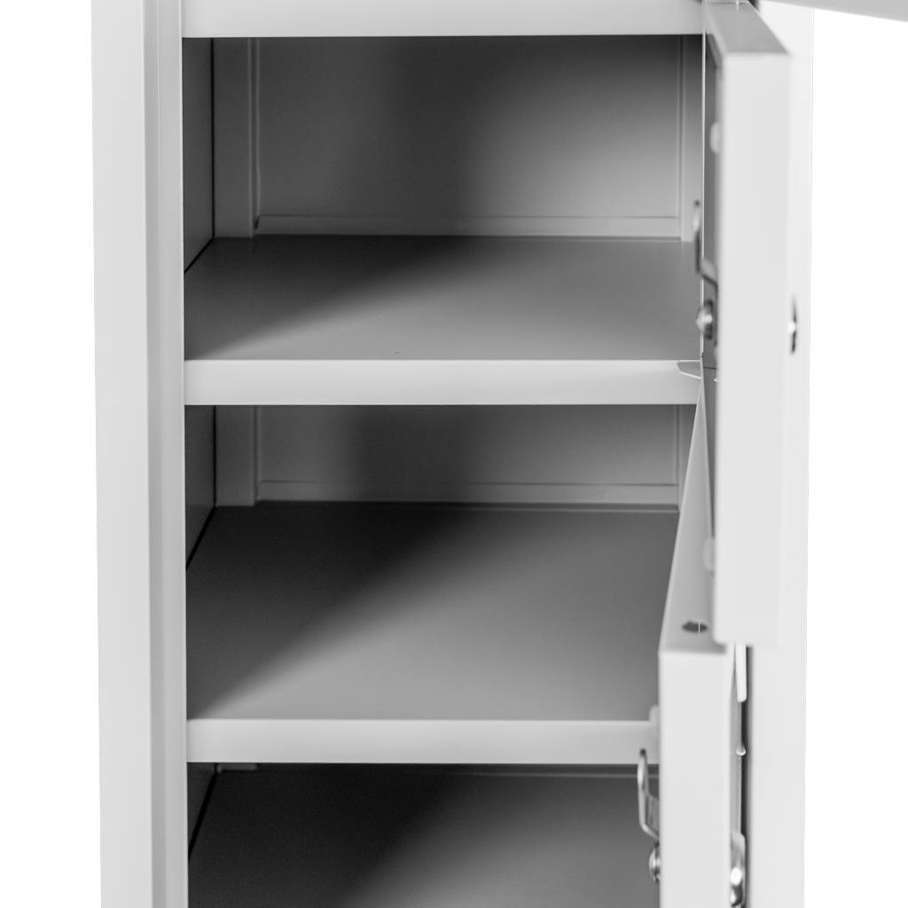 Mega-M armadietto 10 scomparti grigio 32,5x30x180 cm