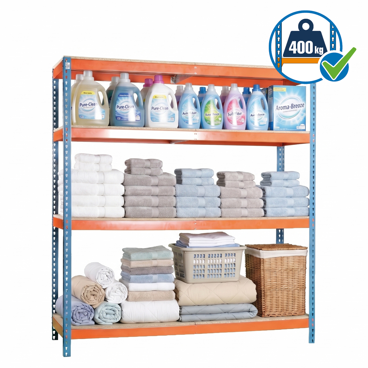 Simonrack EcoForte 4 scaffale 4 ripiani legno carico medio