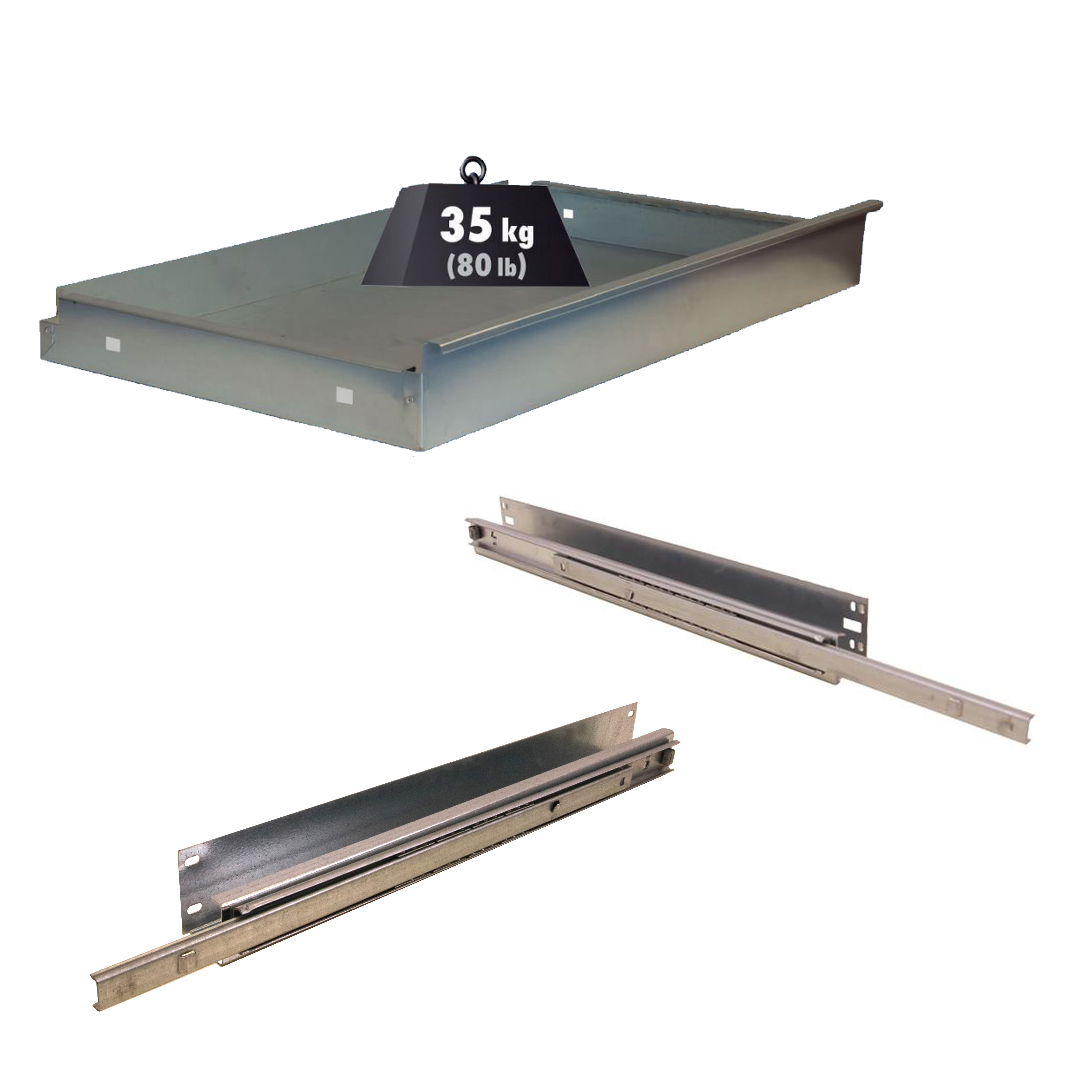 Simonrack SimonWork BT6 cassetto 1075 mm zincato