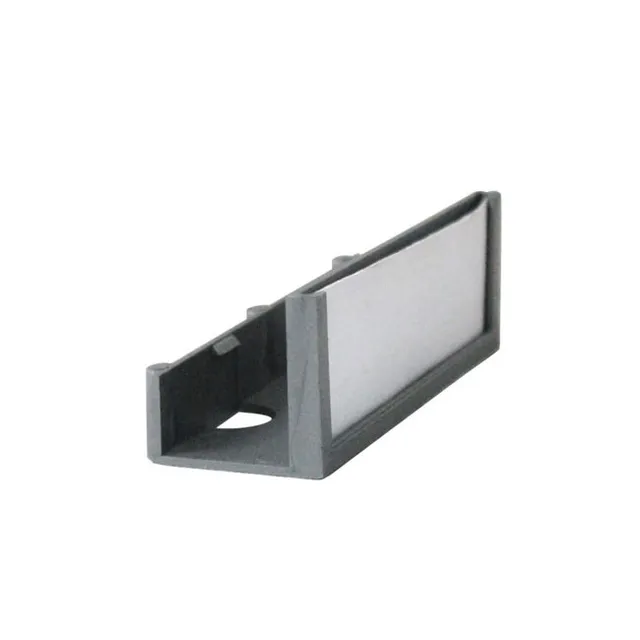 Agosistem M35 Portacartellino Plastica 10 cm Grigio