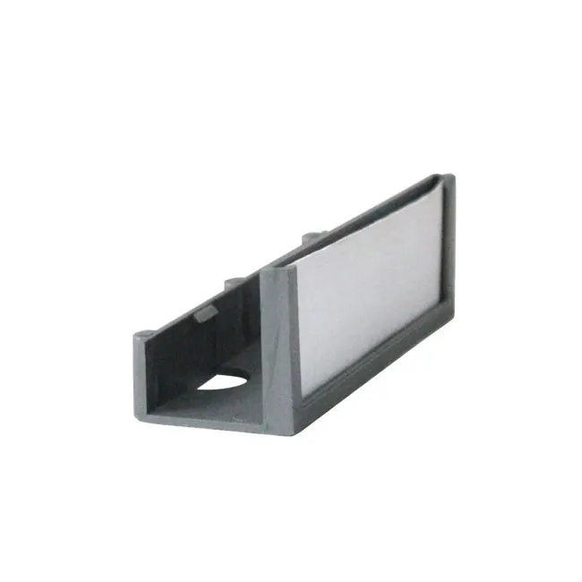 Agosistem M35 Portacartellino Plastica 10 cm Grigio