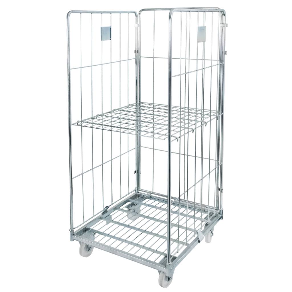 Mega-M Universal roll container 3 pareti zincato