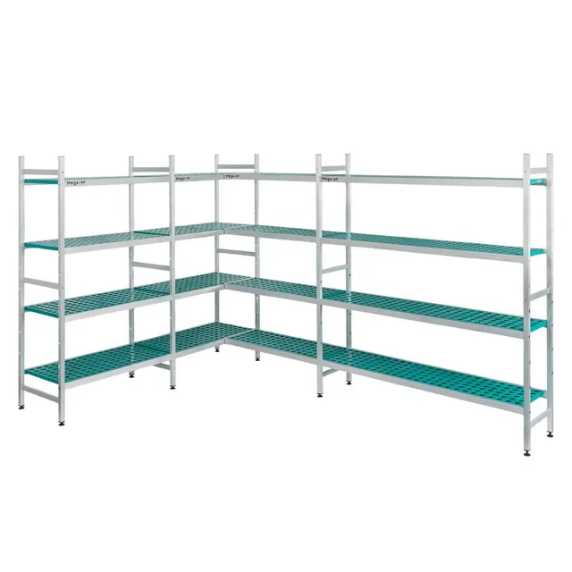 Mega-M Alufri scaffale alluminio angolare 227x191 cm