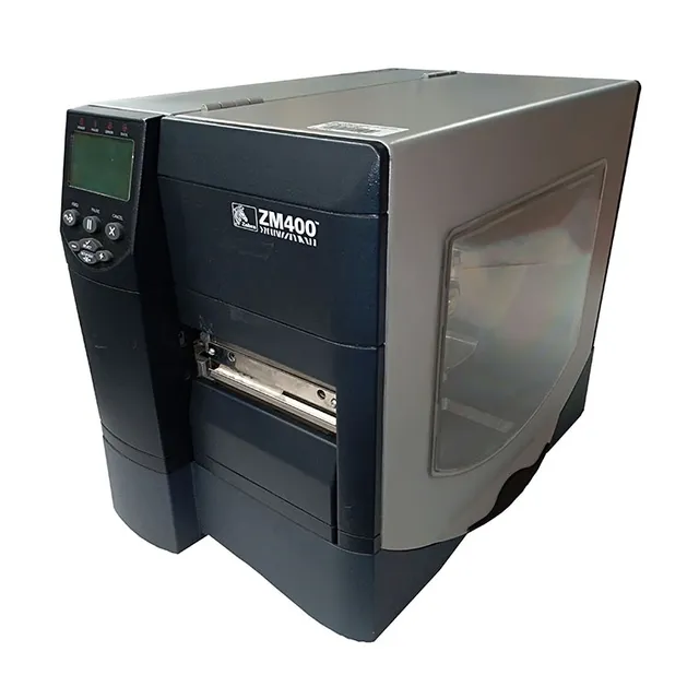 Zebra ZM400 LAN stampante etichette termotransfer usata