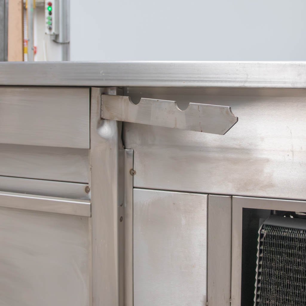 Ascobloc vetrina refrigerata 145x75x155 cm inox