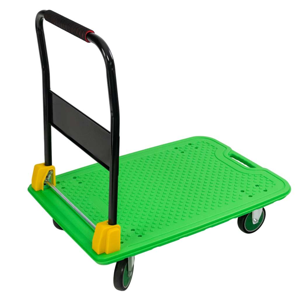 Forkberg carrello piattaforma pieghevole verde portata 400 kg