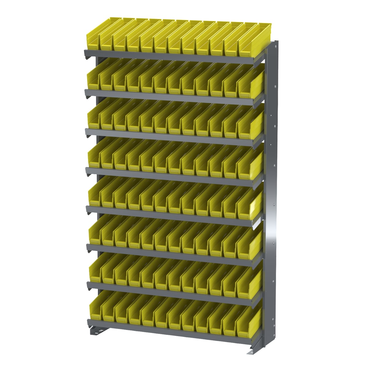Akro-Mils APRS110 scaffale portabin monofrontale 60"