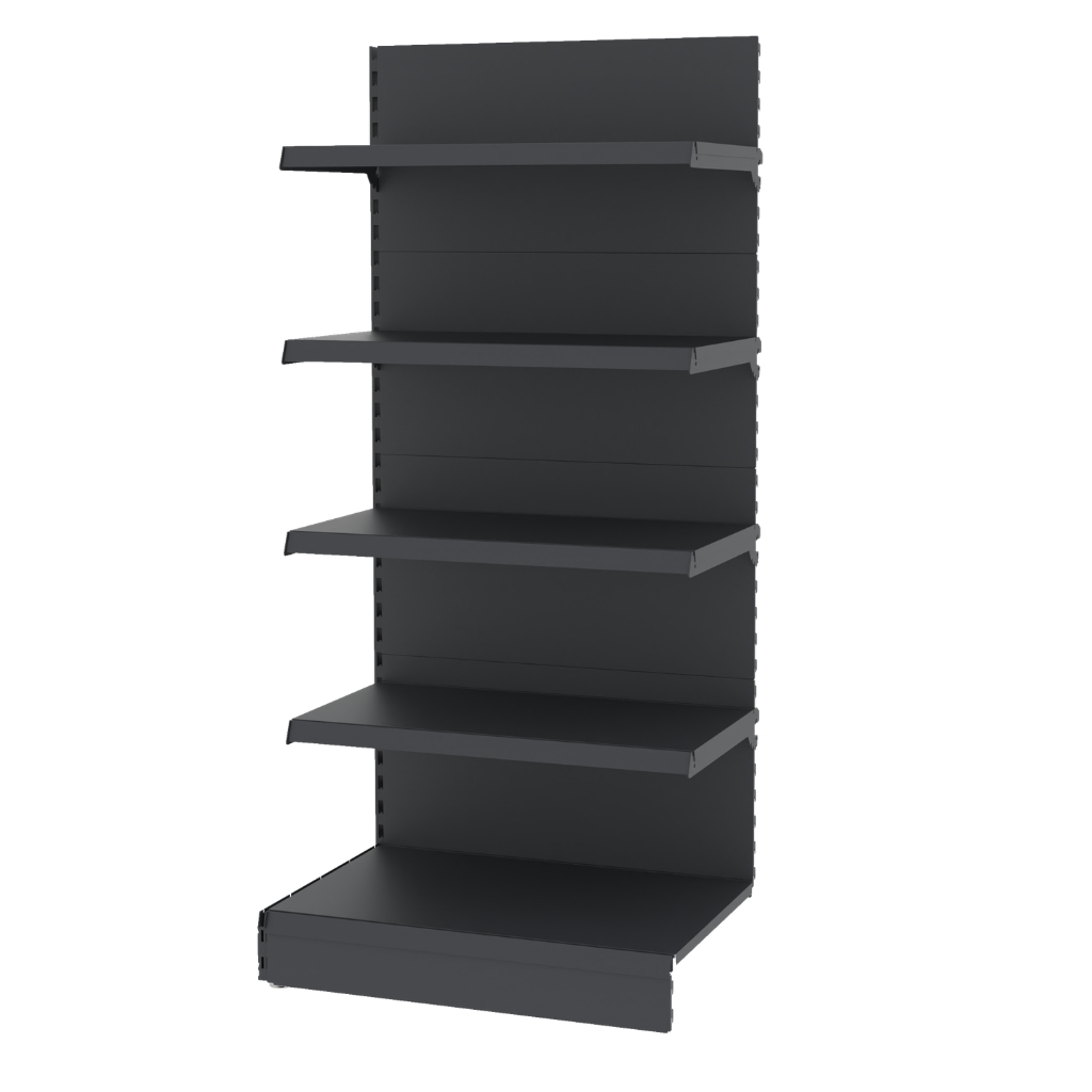 Mega-M Merkury II H170 scaffale negozio a parete grafite 81,5 cm