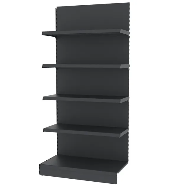 Mega-M Merkury II Scaffale negozio a parete grafite 210x101,5 cm