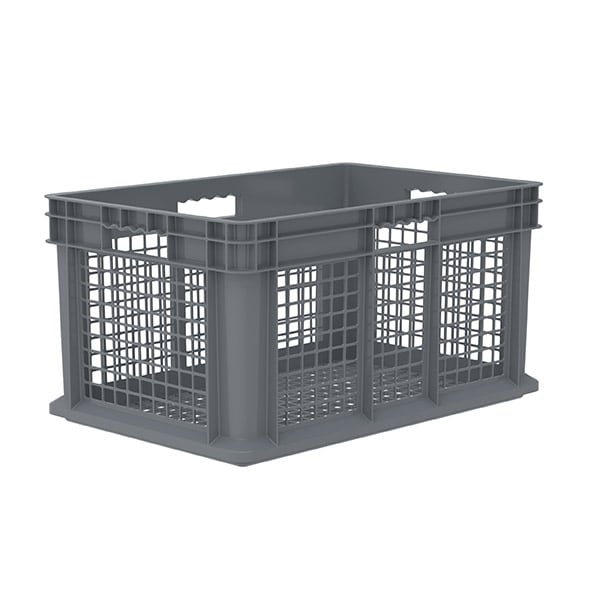 Akro-Mils 37612 contenitore impilabile grigio in rete