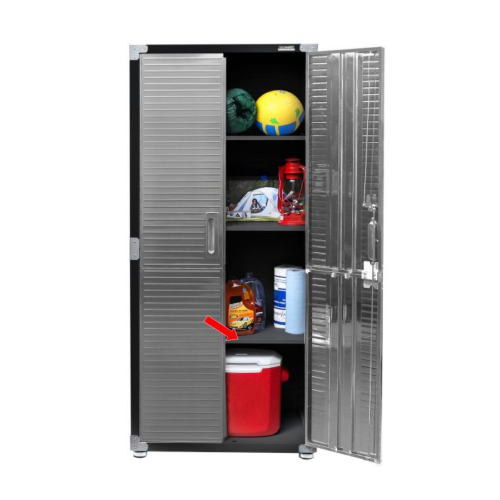 Seville Classics UltraHD ripiani extra 30x18 set 2 pezzi acciaio