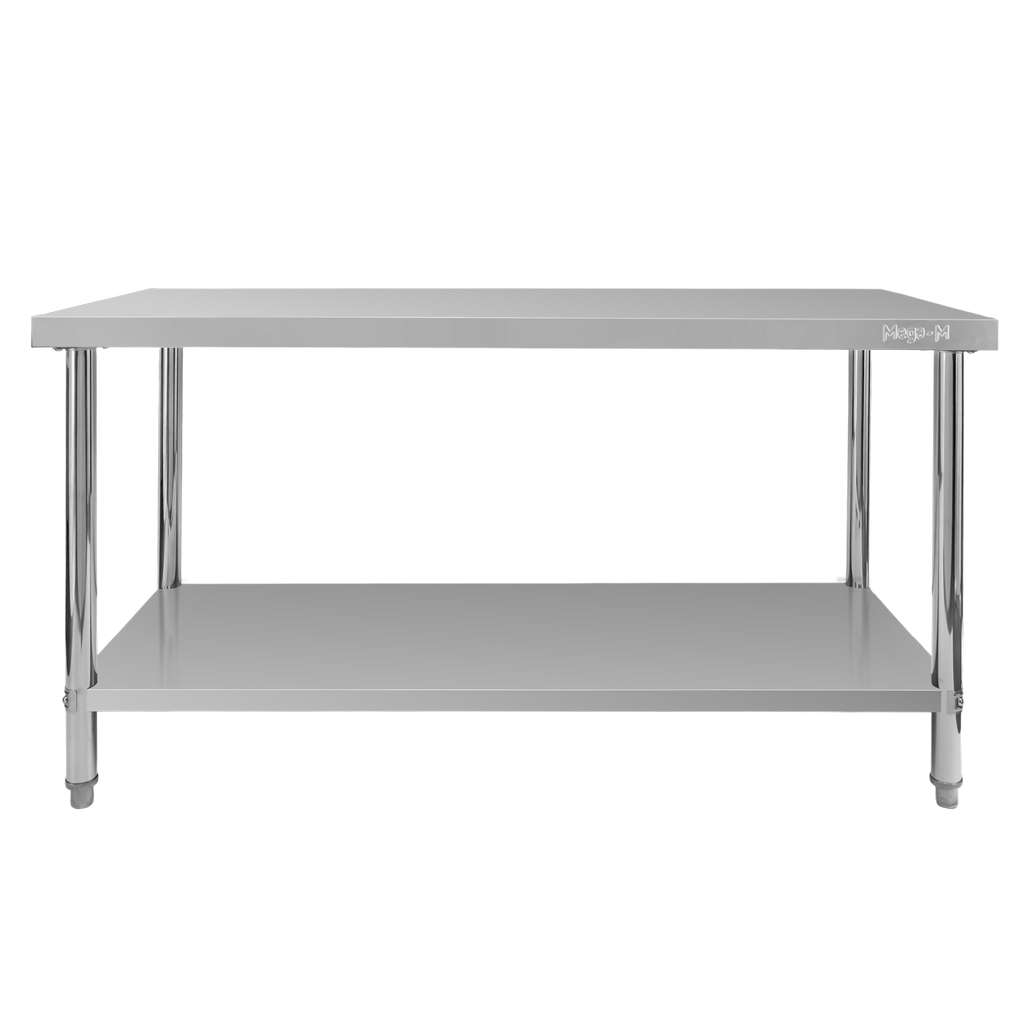Mega-M X Standard 150x60x85 tavolo inox centrale ripiano