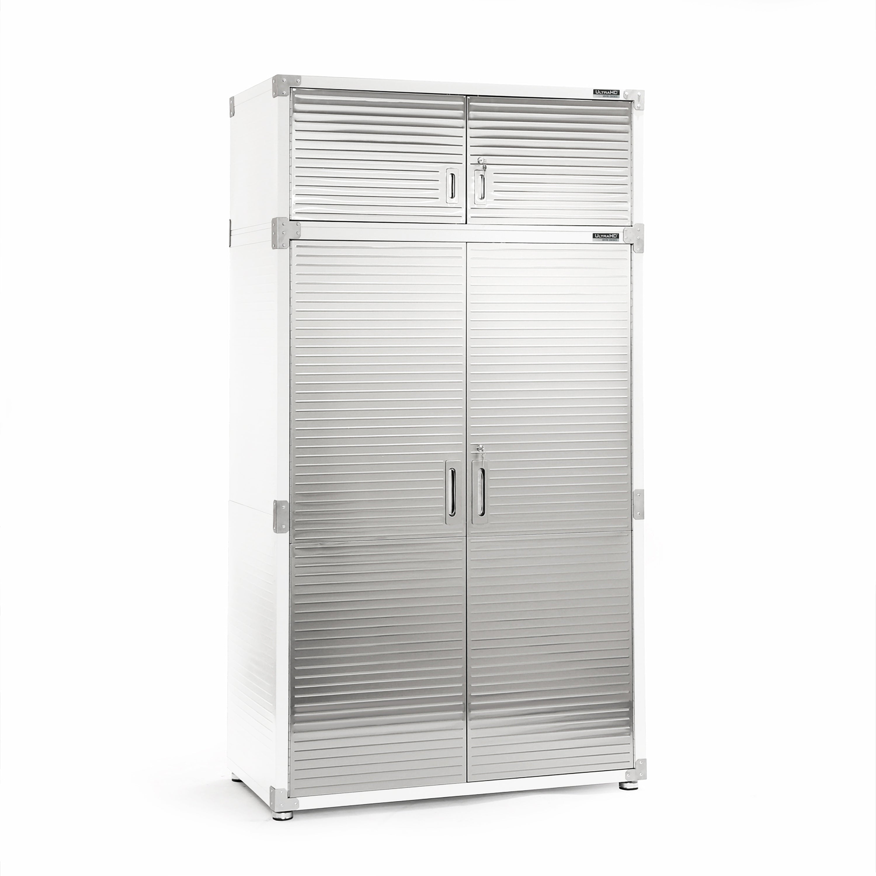 Seville Classics UltraHD armadio sovrapponibile bianco 122 cm