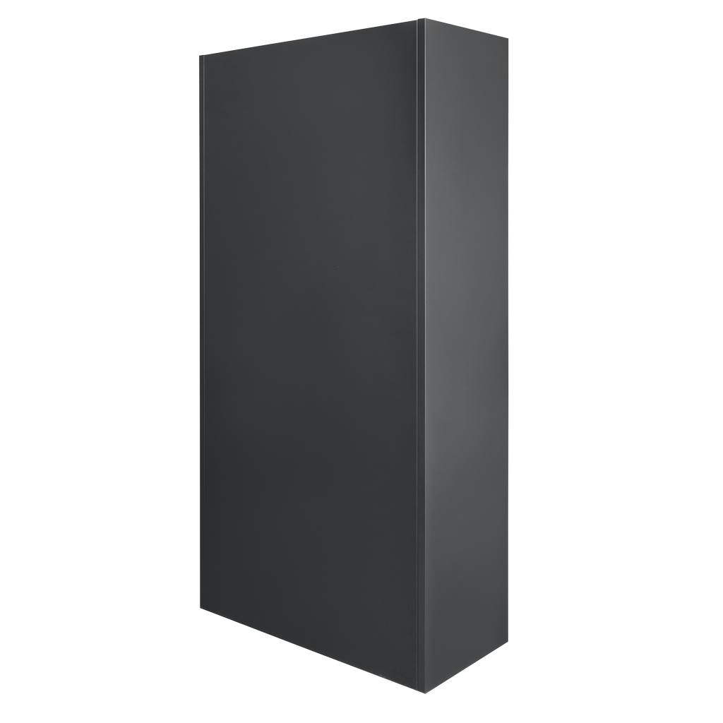 Mega-M Wenus armadio metallico con vetro 90x40x185 cm grafite