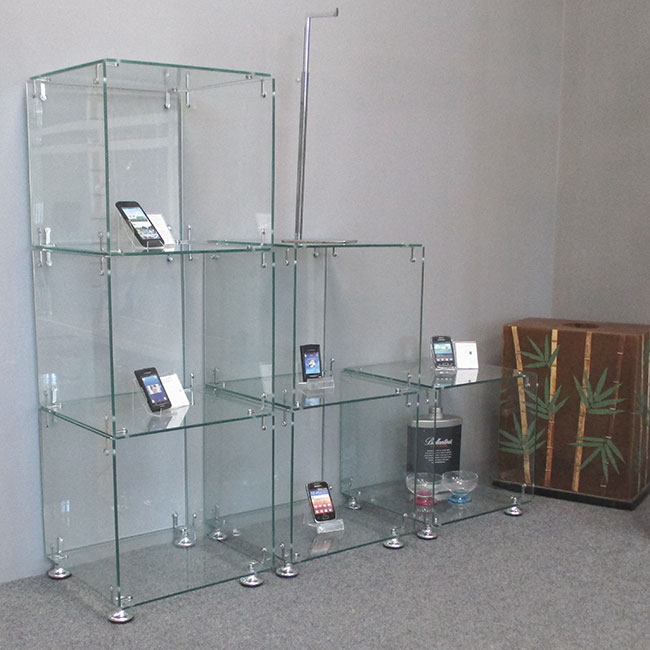 Agosistem Cubo Singolo Espositore Vetro 36,5 cm Trasparente