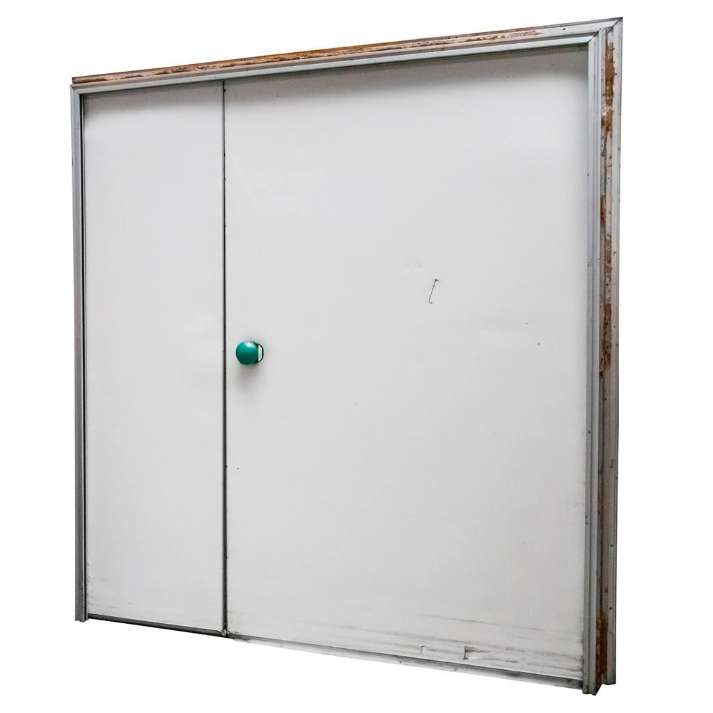Porta cella frigorifera doppia battente 180x200 cm bianca