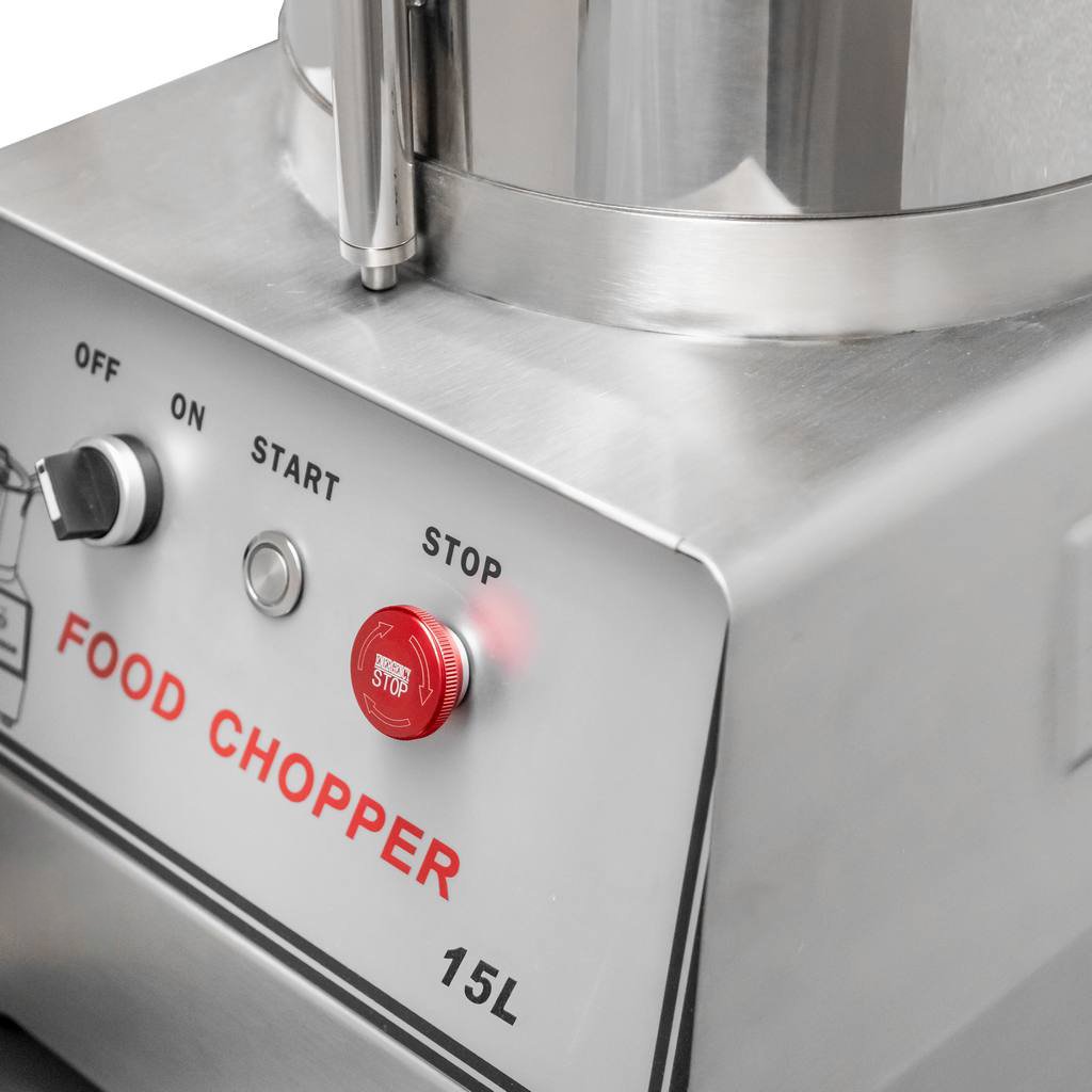 Mega-M 15L cutter gastronomico inox 1400 W per carne e verdure