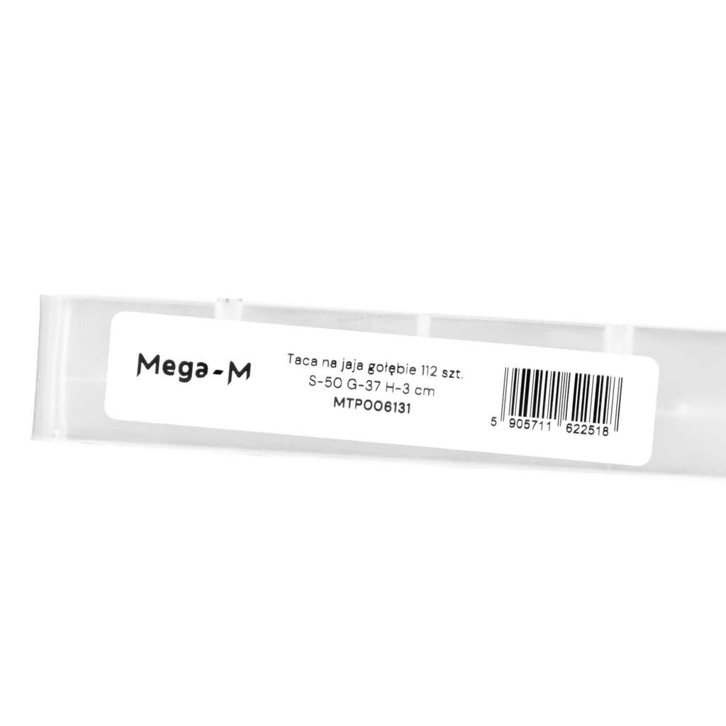 Mega-M vassoio uova piccione 112 posti 50x37 cm