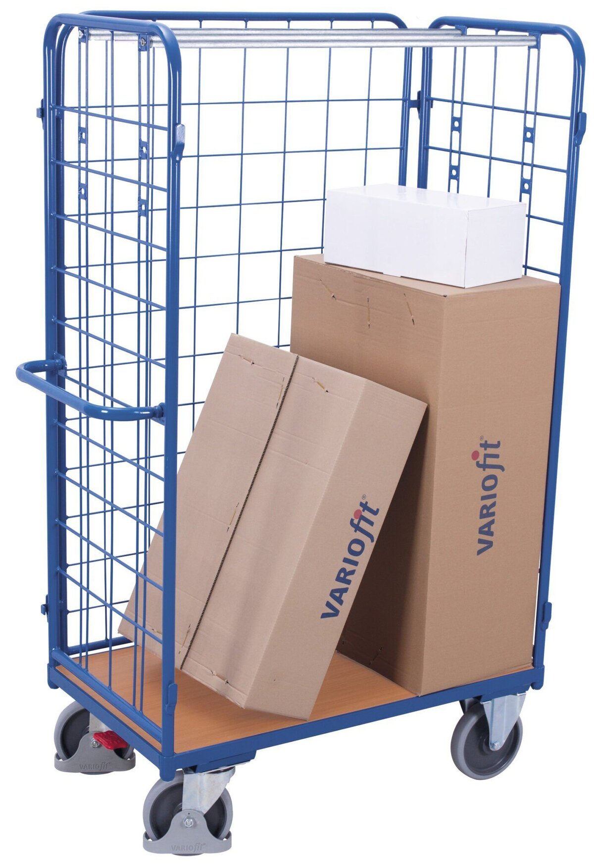 Variofit VF 800306 carrello magazzino 3 sponde 500 kg