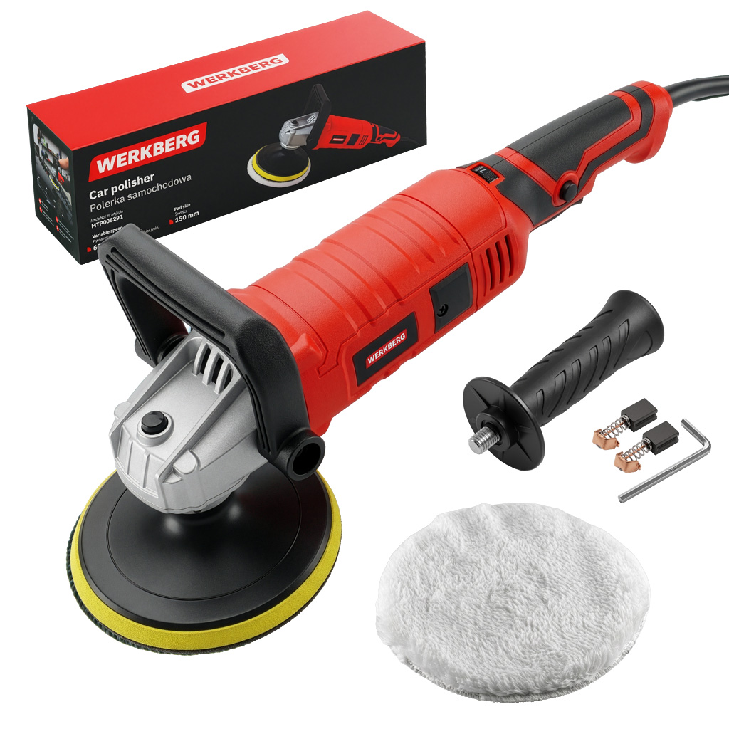 Werkberg POLKQ101 Lucidatrice auto 150 mm 1050W 7 velocità