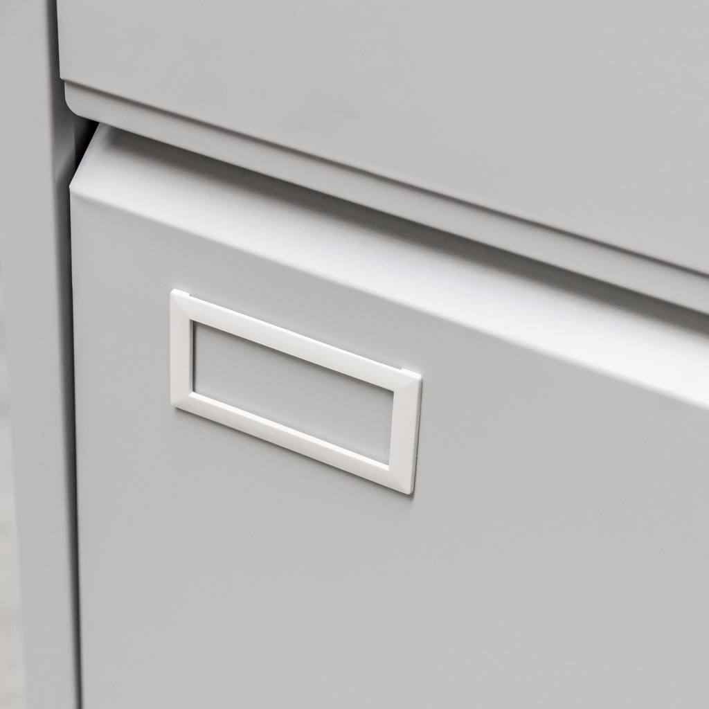 Mega-M Schedario metallico 3 cassetti A4 grigio
