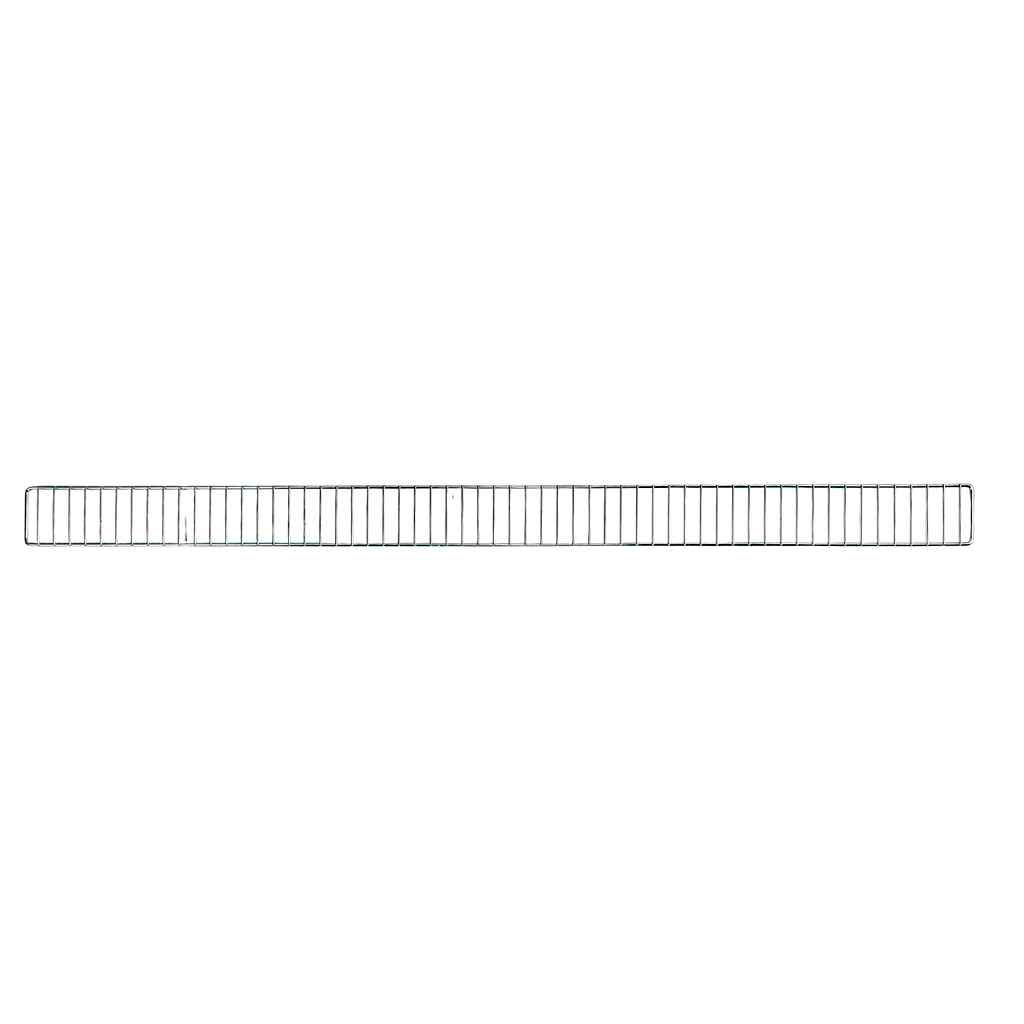 Mega-M fermamerce zincato L 133 cm H 8 cm per scaffale