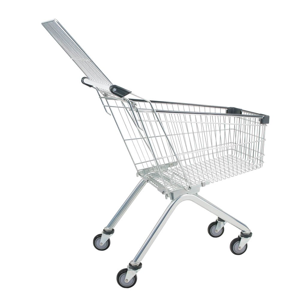Mega-M YR 95L carrello spesa zincato 50 cm set 6 pezzi