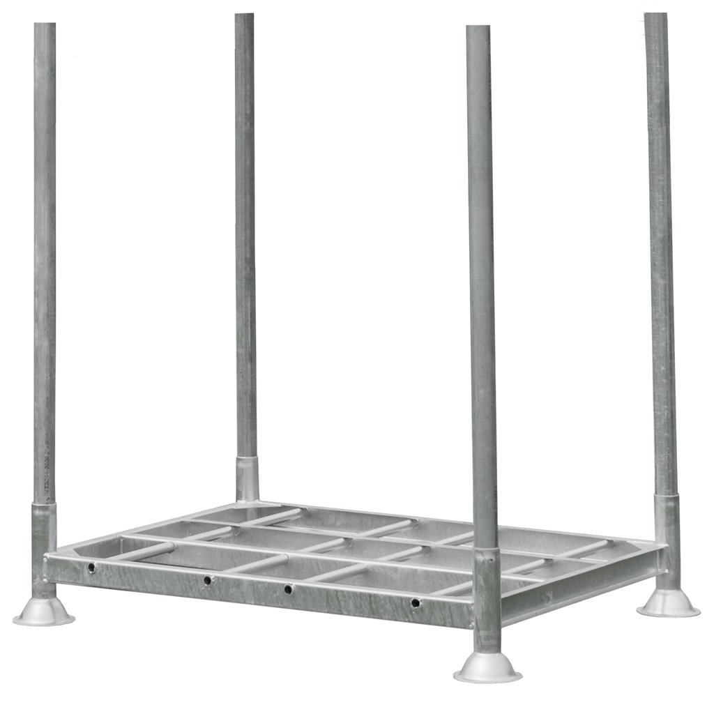 Mega-M Manurack Tubo Montante 150x6 cm Zincato